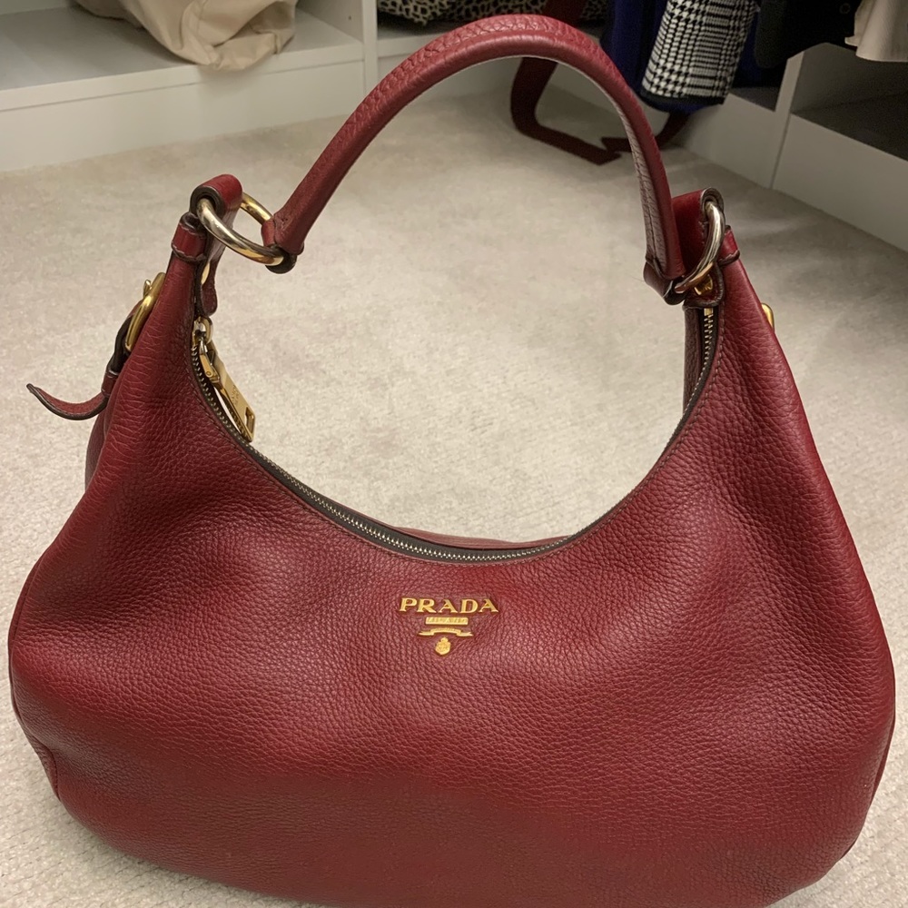 Prada red purse